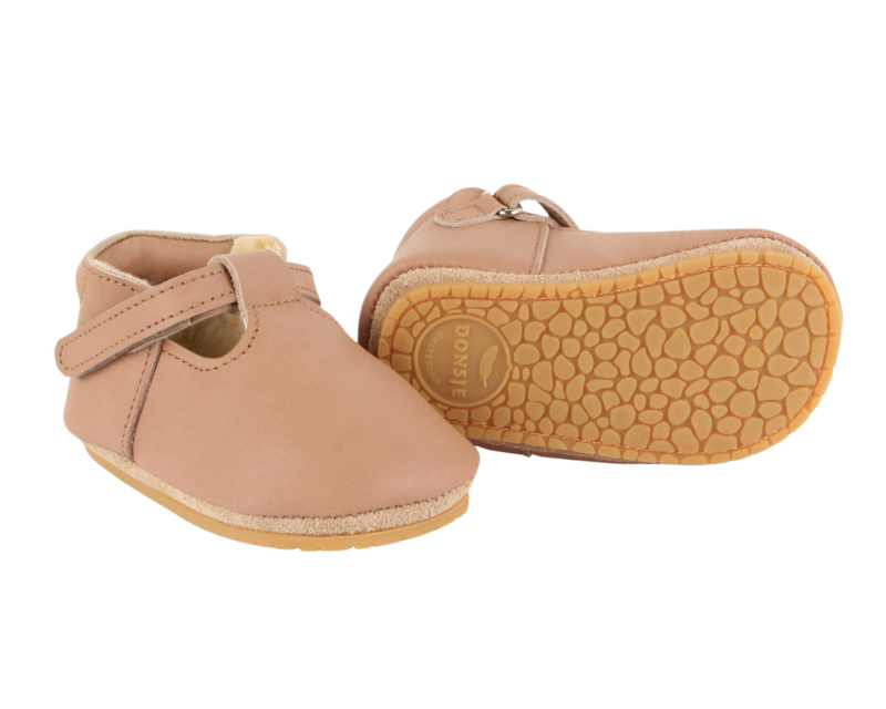 KIDS Donsje Elia Lining Shoes - Praline Leather