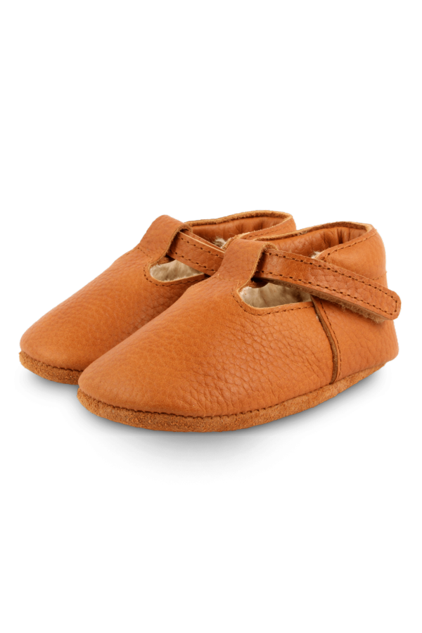 KIDS Donsje Elia Lining Shoes - Toast Grain Leather