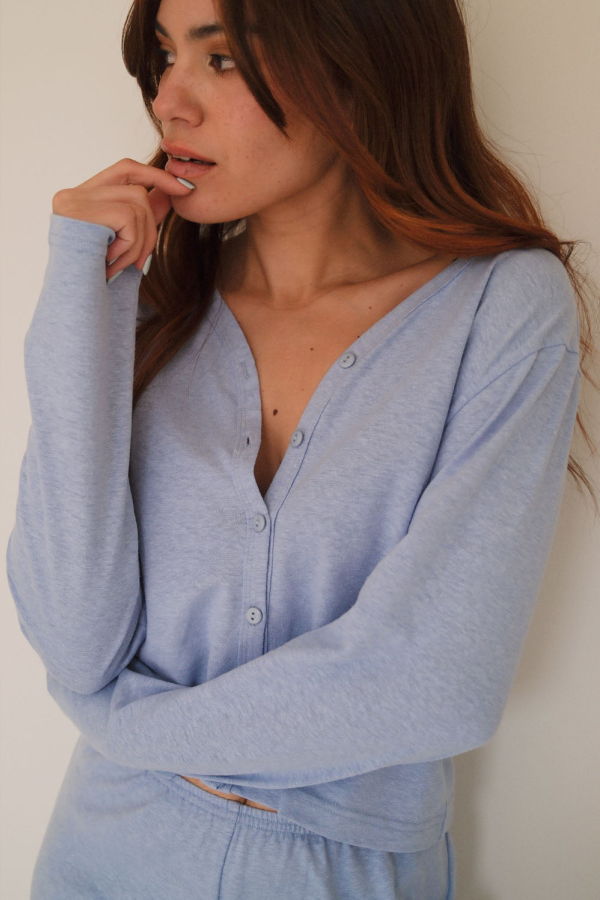 Harly Jae Casita Cardigan - Powder Blue