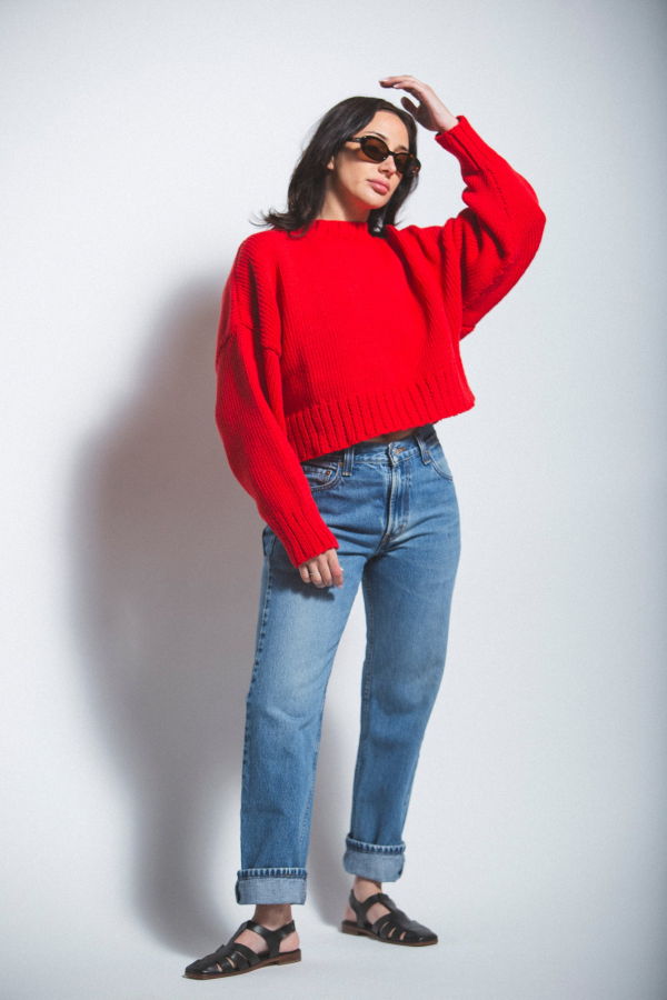 Shaina Mote Classic Crewneck Cotton Top