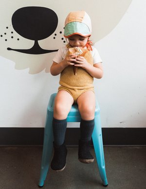 Unisex Kids Misha & Puff Starfish Sunsuit - Sunshine | Garmentory