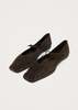 Alohas Sway Suede Leather Ballet Flats - Thumbnail 1