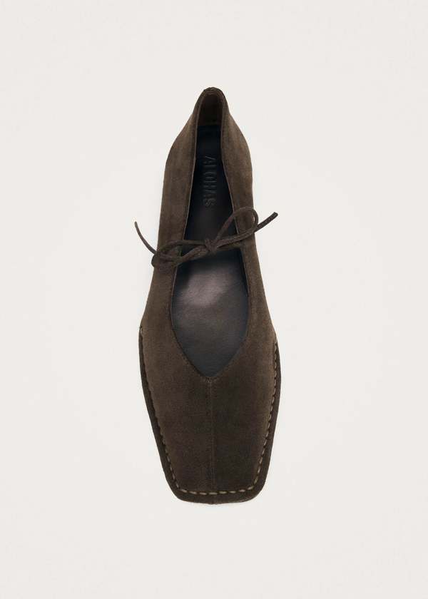 Alohas Sway Suede Leather Ballet Flats