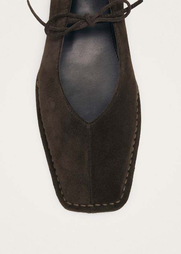 Alohas Sway Suede Leather Ballet Flats