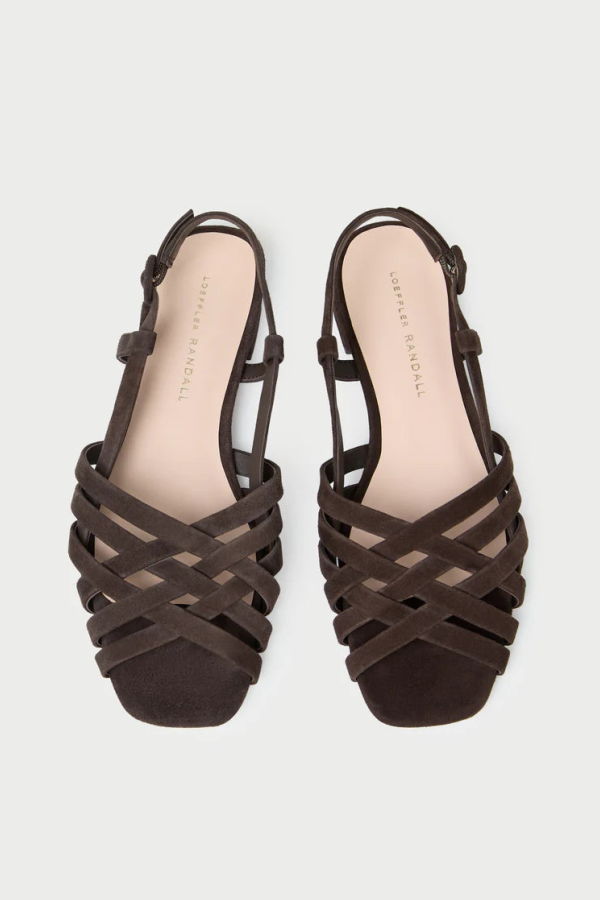 Inoui Editions Shelly Suede Flat Sandal