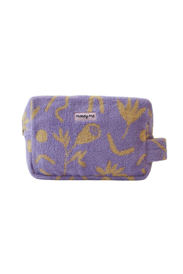 Mosey Me Floral Dreams Terry Toiletry Bag