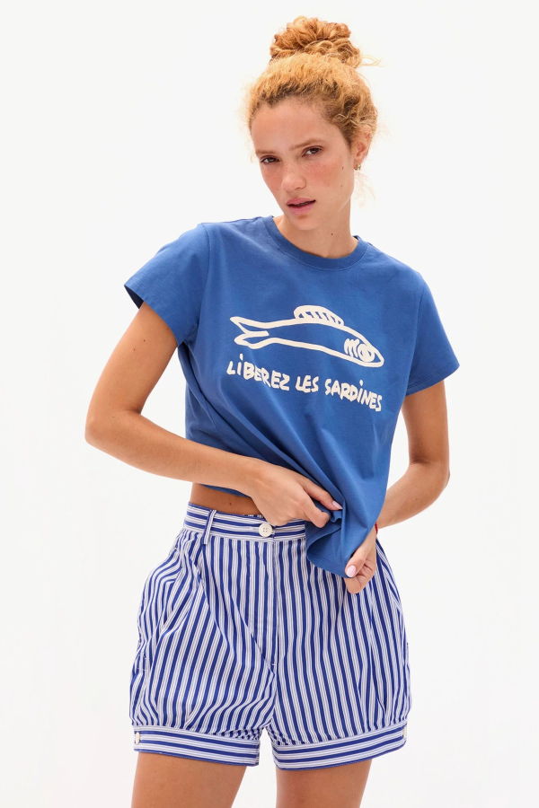 Clare V. Classic Tee Liberez Les Sardines