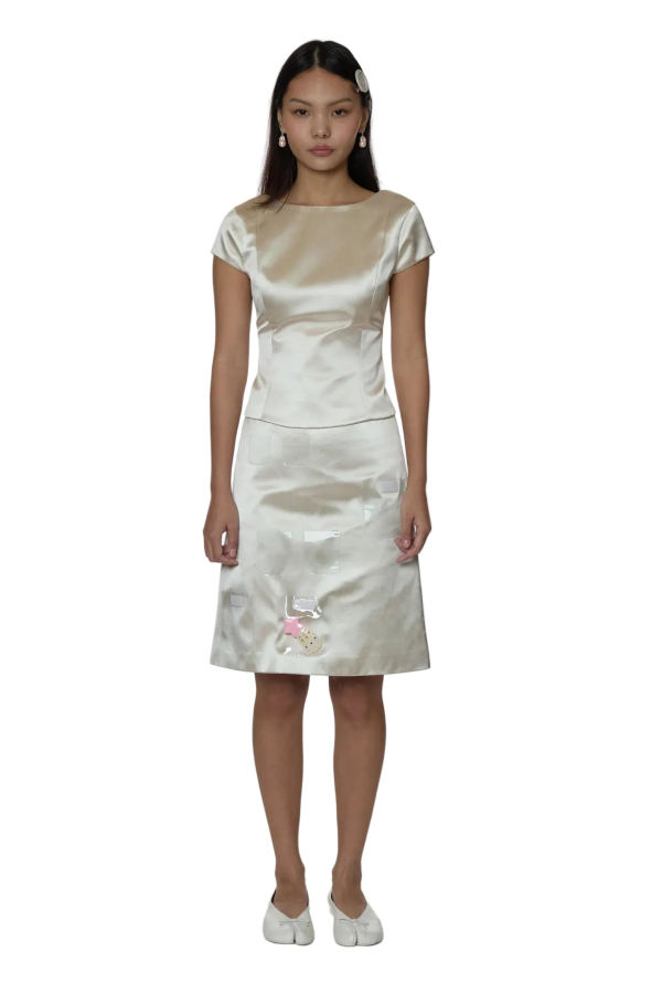 Sandy Liang Keeps Skirt - Champagne