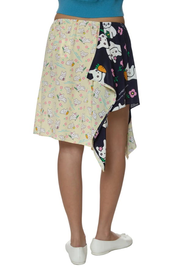 Sandy Liang Napkin Skirt - Yellow Multi