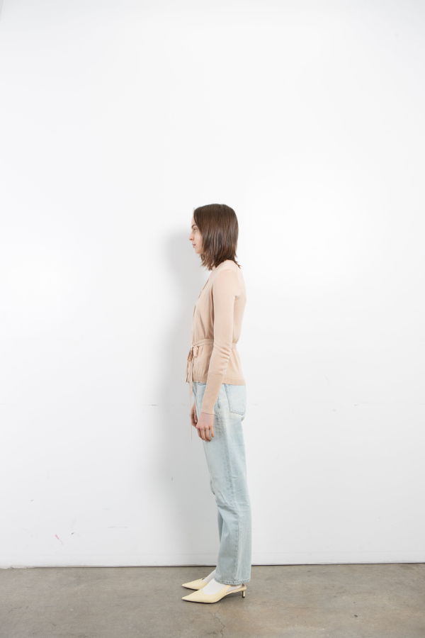 PURECASHMERE NYC Silk Cashmere Wrapped Cardigan