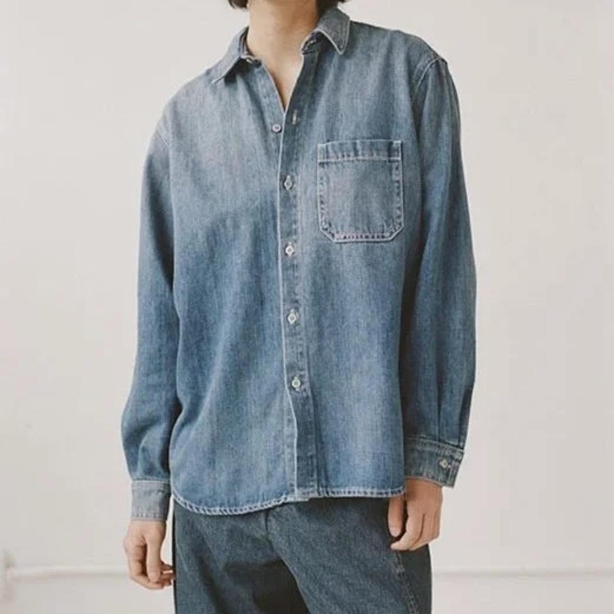 Shaina Mote Denim Overshirt - Superwash - Image 1 of 6