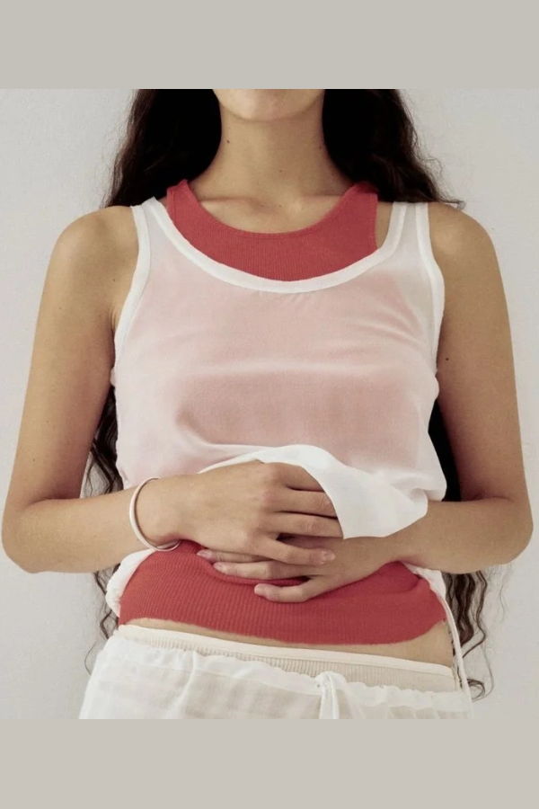 SAYAKA DAVIS NEW YORK Rib Tank