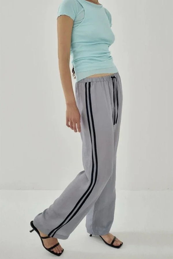 SAYAKA DAVIS NEW YORK Track Pants - Lavender Gray