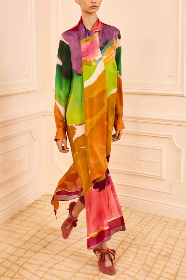 Ulla Johnson Critique Silk Dress - Multi