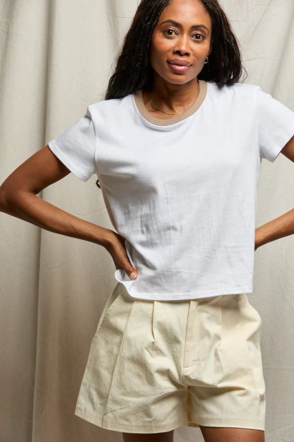 Perfect White Tee Billie Ringer Tee