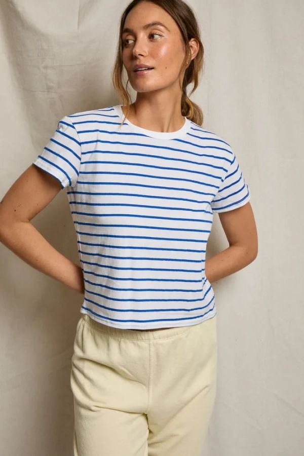 Perfect White Tee Everett Boxy Crewneck Tee