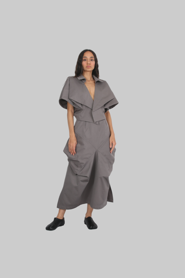 Solouk Eternal Fold Rainproof Cropped jacket