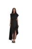 Solouk Mermaid Fold Dress - Black - Thumbnail 2