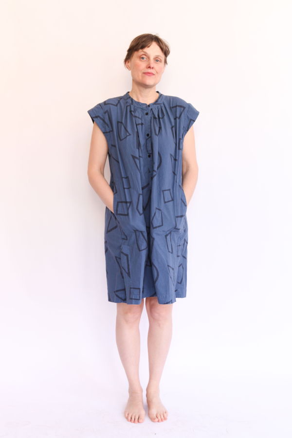 Prairie Underground Talk Talk Dress - Marine Print