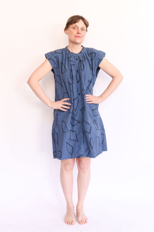 Prairie Underground Talk Talk Dress - Marine Print