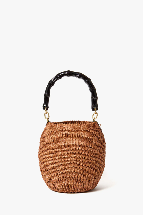 Clare V. Pot De Miel With Bamboo Handle Handbag