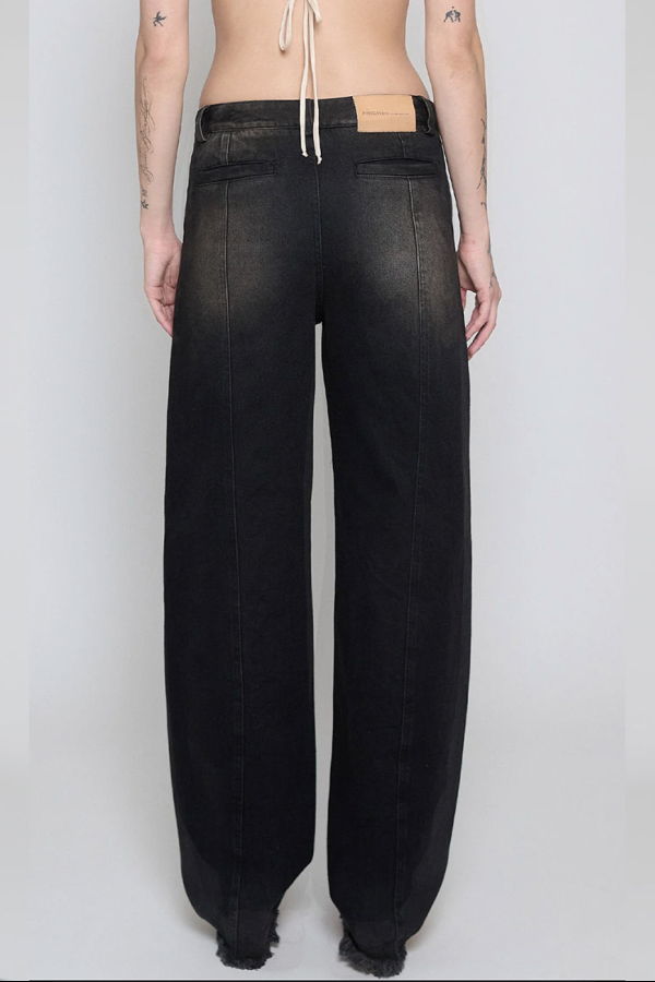 Priscavera Black Brown Cocoon Jeans