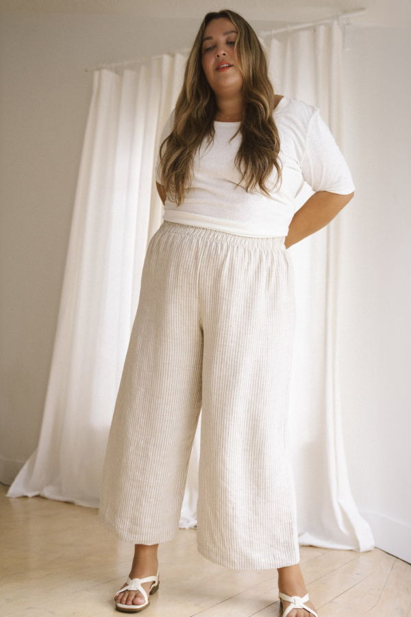 harly jae Aura Pants - Stone Stripe