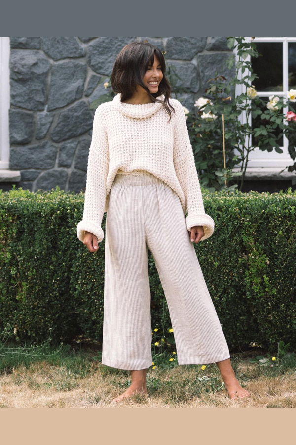 harly jae Aura Pants - Stone Stripe