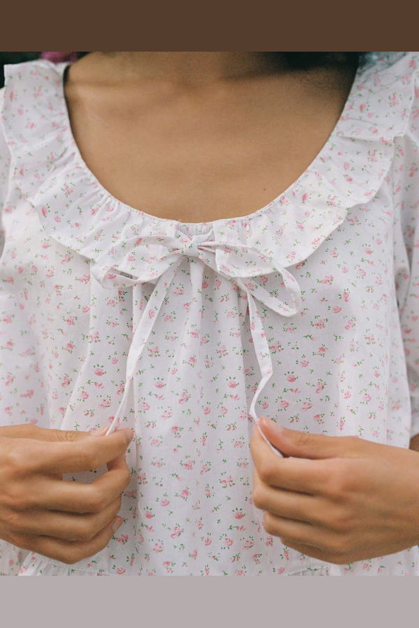 harly jae Doll Blouse - Rose Floral