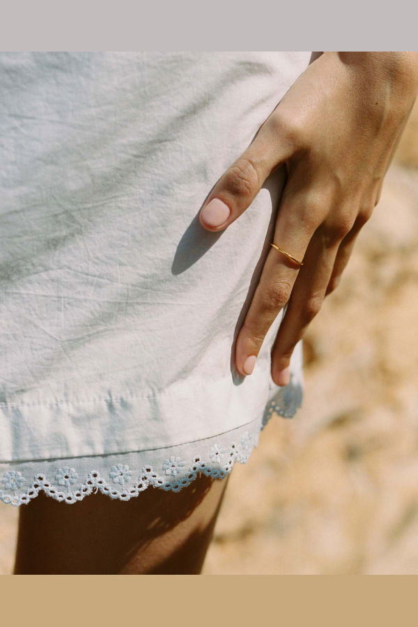 harly jae Girlie Mini Skirt - Ivory