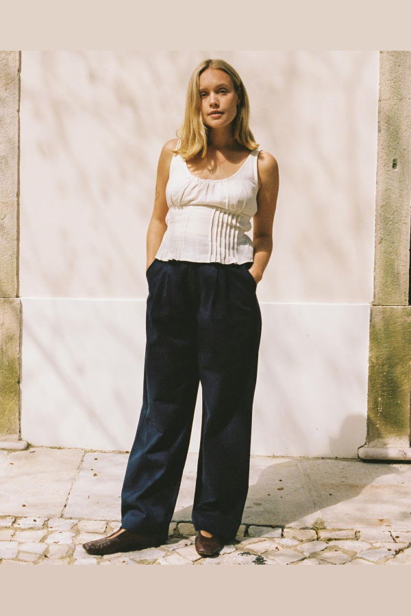 harly jae Thorne Trousers - Navy