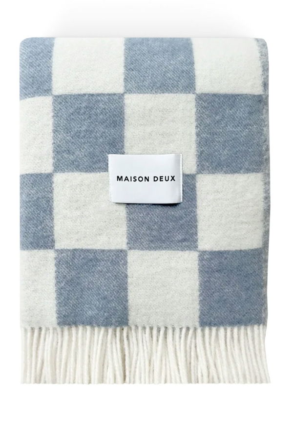 Maison Deux Checkerboard Blanket