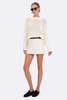 Parentezi Harper Mini Skirt - Ivory - Thumbnail 4
