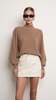 Parentezi Harper Mini Skirt - Ivory - Thumbnail 9
