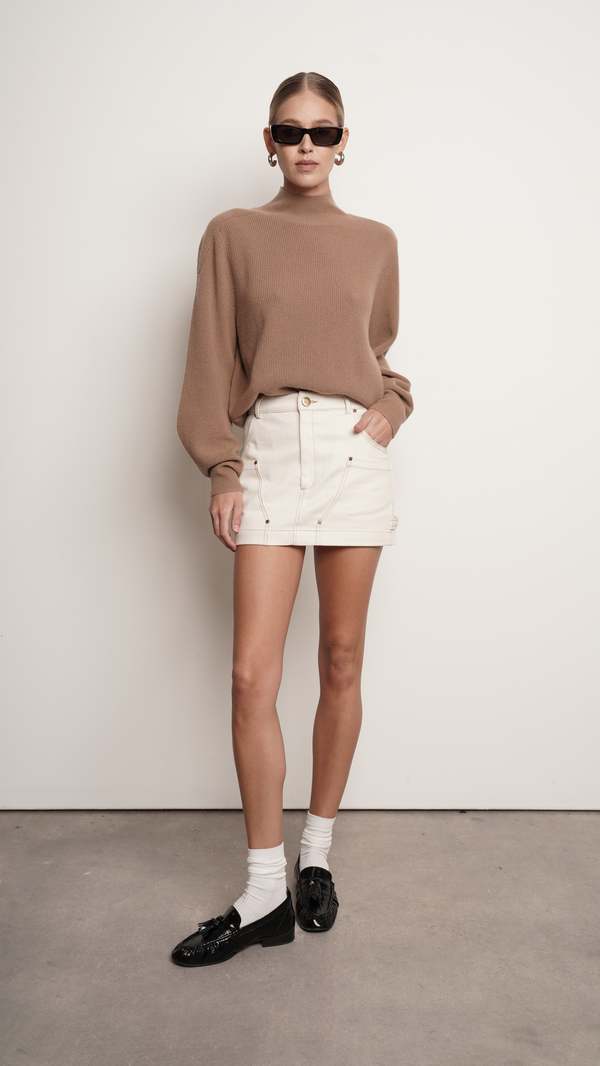 Parentezi Harper Mini Skirt - Ivory