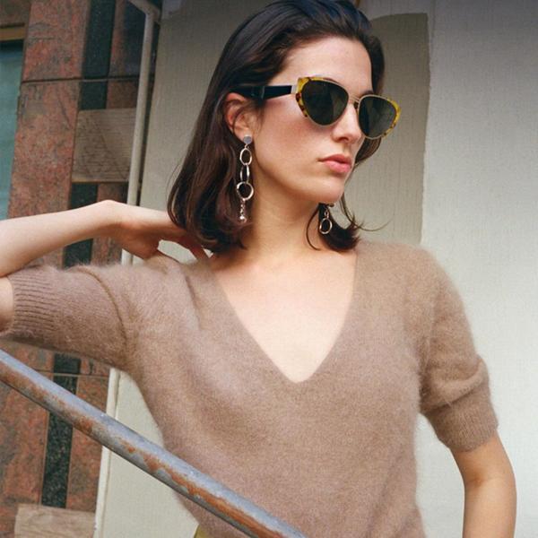 Brand new Zanzan Gala Sunglasses Zanzan Gala Sunglasses - Black | Garmentory main image 3
