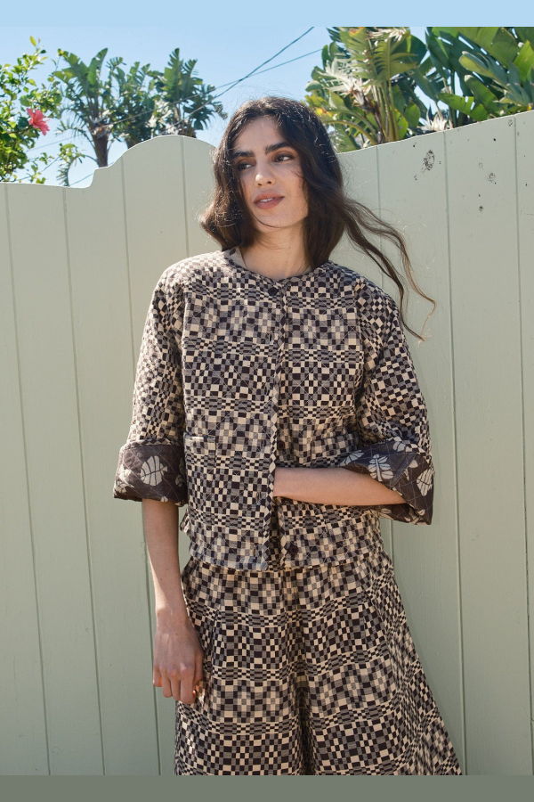 Ace & Jig Quilted Amara Cardi - Yesterday