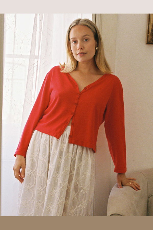 Harly Jae Casita Cardigan - Poppy