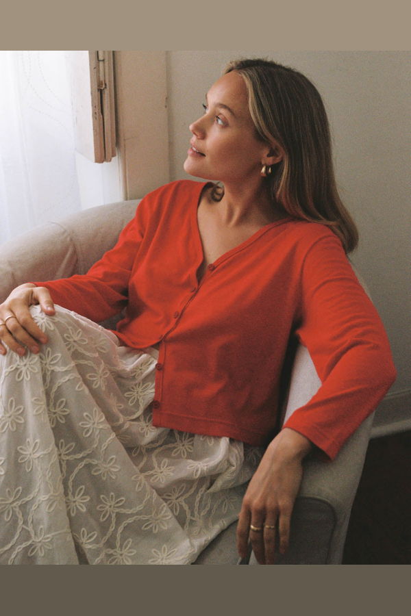 Harly Jae Casita Cardigan - Poppy