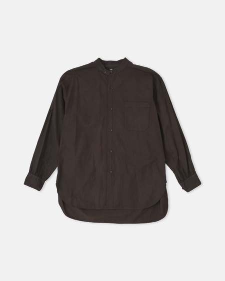 mark's dress shirts Mark. S Mud-Dyeing Check Dress Shirt - Dark Brown/Black Check