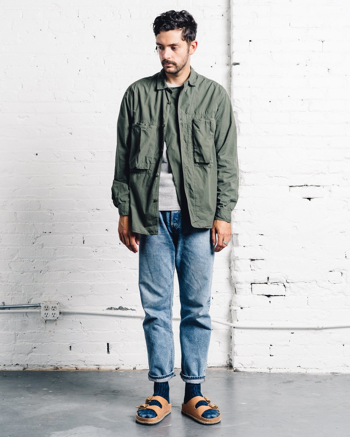 ジャケット・アウター ARMY SHIRTS EmersonFryUtilityShirtJacketAr