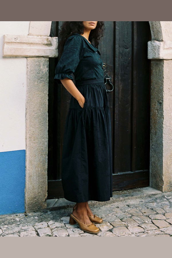 harly jae Prairie Skirt - Black