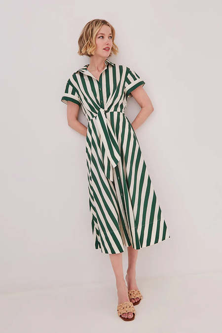 Cara Cara Calypso Dress - Olive Kingston Floral | Garmentory