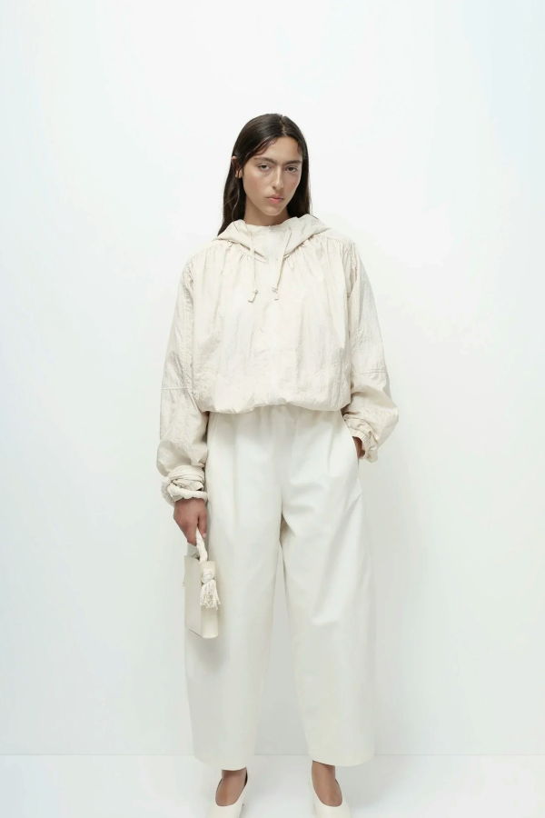 Mijeong Park Cropped Balloon Pants - Cream