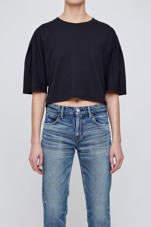 MOUSSY VINTAGE Gather Sleeve Tee