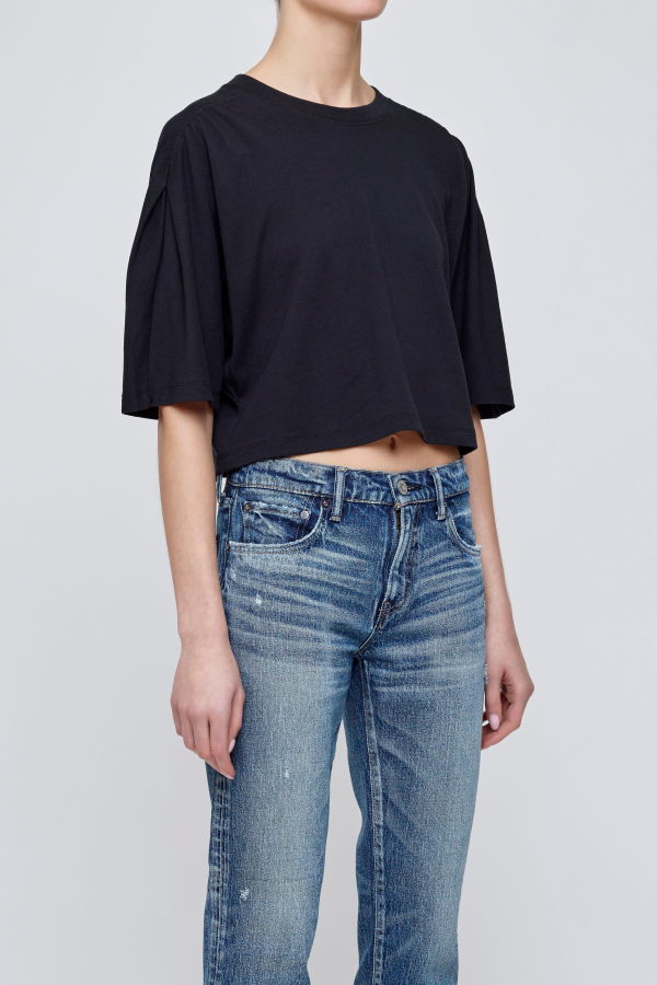MOUSSY VINTAGE Gather Sleeve Tee