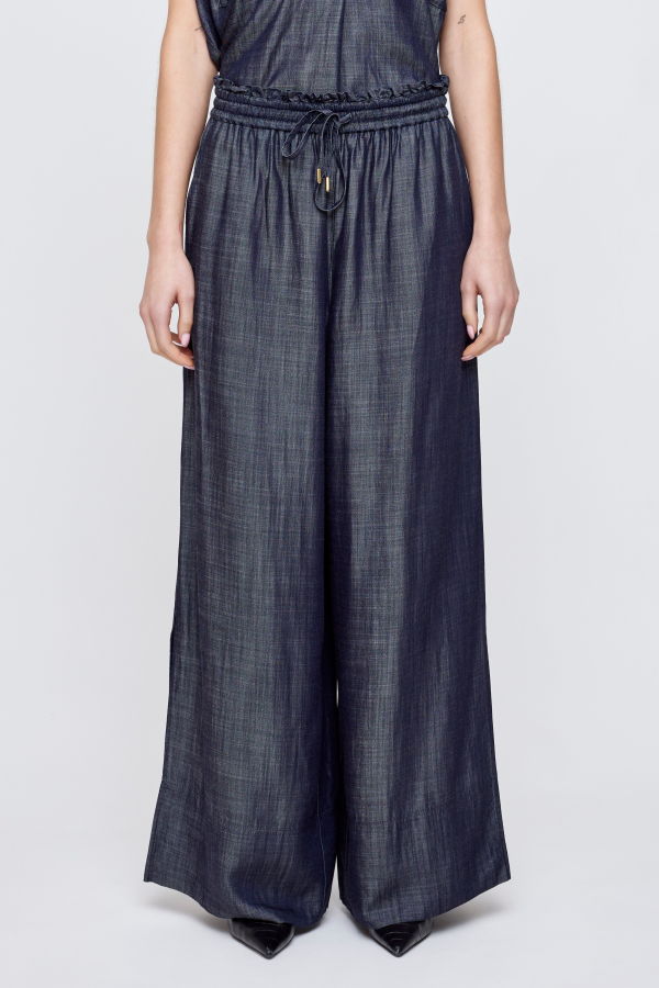 Vintage MV High Waist Wide Denim Pants