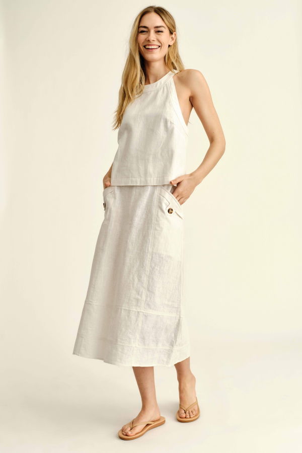 Cartolina Su26 Alice Button Skirt