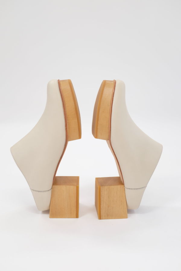 Beklina Matisse Platform Mules - Off White