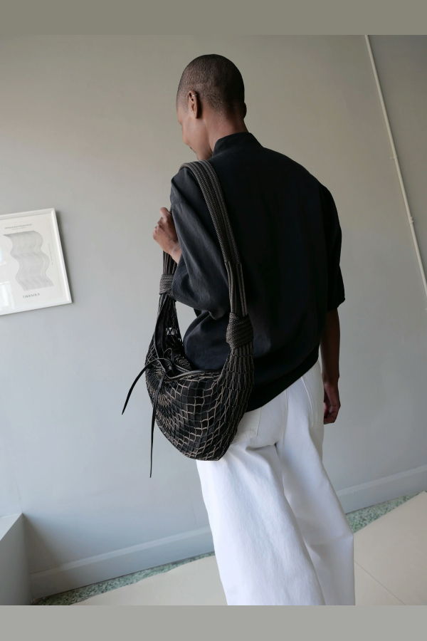 Lemaire Large Broken Twill Pants - Milk